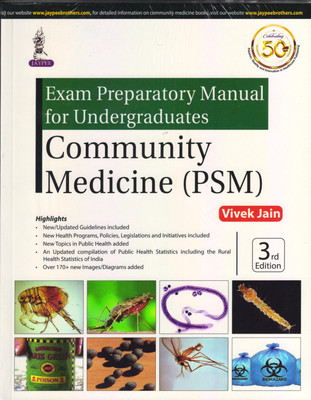Exam Preparatory Manual for Undergraduates: Community Medicine (PSM)(English, Paperback, Jain Vivek)