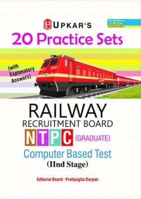 20 Practice Sets RAILWAY RECRUITMENT BOARD NTPC (GRADUATE) CBT (IInd Stage)(English, Paperback, Editorial Board:Pratiyogita Darpan)