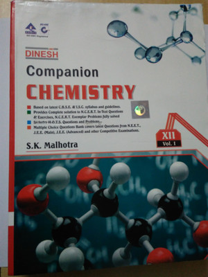 Dinesh Companion chemistry Class 12th set of 2 volume(English, Paperback, S.K.Malhotra)