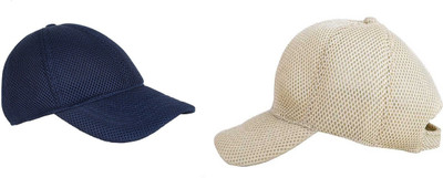 FashMade Solid Sports/Regular Cap Cap(Pack of 2)