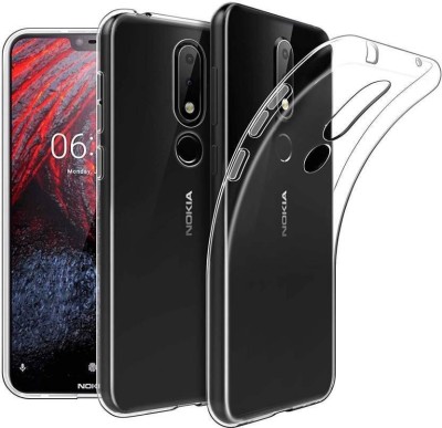 ss creation Back Cover for NOKIA 7.1 Transparent Back Cover, Plain Back Case(Transparent, Shock Proof, Silicon, Pack of: 1)