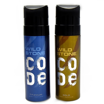 

Wild Stone Gold And Titanium Body Spray - For Men(240 ml, Pack of 2)