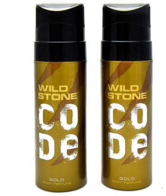 

Wild Stone CODE GOLD Body Spray - For Men(240 ml, Pack of 2)