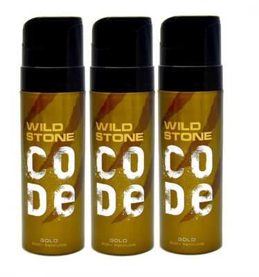 

Wild Stone Code Gold Body Perfume Pack Of 3 Perfume Body Spray - For Men(450 ml, Pack of 3)