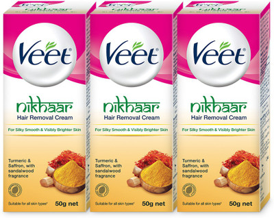 

Veet Nikhaar Hair Removal Cream(150 g, Set of 3)
