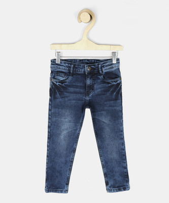 Provogue Slim Boys Dark Blue Jeans at flipkart