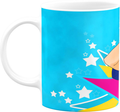 Flair Print Naruto FPM080 Printed Ceramic Coffee Mug(350 ml)