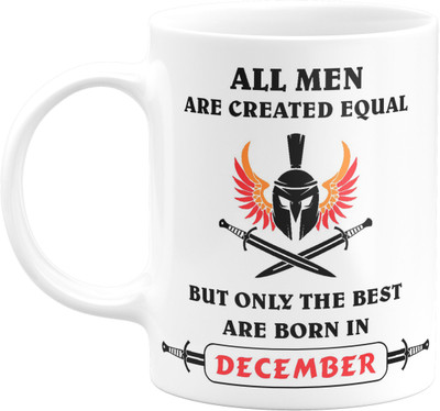 Flair Print December FPM103 Printed Ceramic Coffee Mug(350 ml)