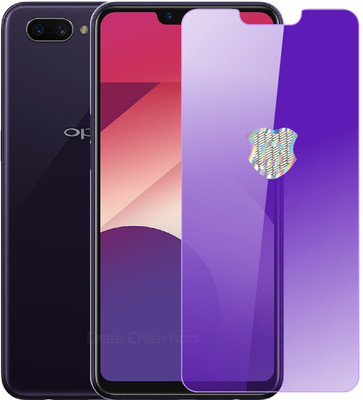 Case Creation Edge To Edge Tempered Glass for OPPO A5, Oppo A3s, Realme 2, Realme C1(Pack of 1)