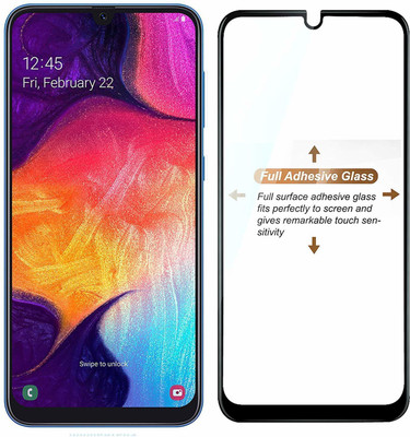 FlipSmartGuard Edge To Edge Tempered Glass for Samsung Galaxy A50(Pack of 1)