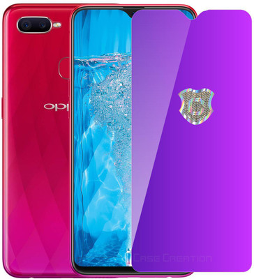 CASE CREATION Edge To Edge Tempered Glass for Oppo A7 6.2-Inch(Pack of 1)