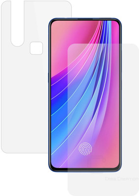 Case Creation Front and Back Screen Guard for Vivo (V15)(Pack of 2)