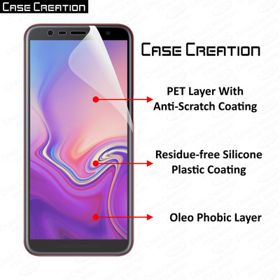 CASE CREATION Nano Glass for Samsung J6 Plus(Pack of 2)