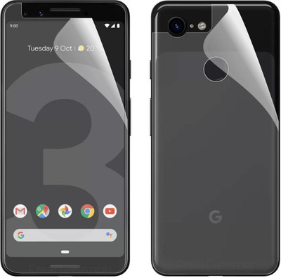 CASE CREATION Front and Back Screen Guard for Google Pixel 3 2018(Pack of 2)