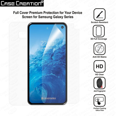 CASE CREATION Front and Back Screen Guard for Samsung Galaxy S10 Lite 2019(Pack of 2)