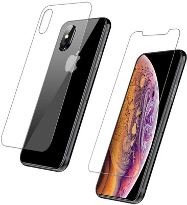 Case Creation Front and Back Screen Guard for Apple iPhone XS(Pack of 2)