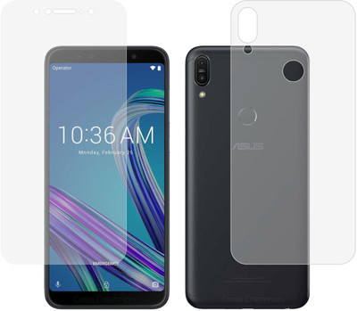 CASE CREATION Front and Back Screen Guard for Zenfone Max Pro M1 (2018)(Pack of 2)
