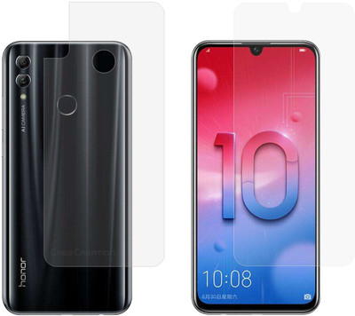 CASE CREATION Front and Back Screen Guard for Honor 10 Lite(Pack of 2)