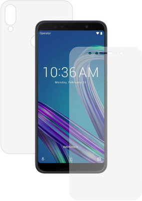 CASE CREATION Front and Back Screen Guard for Asus Zenfone Max Pro M1(Pack of 2)