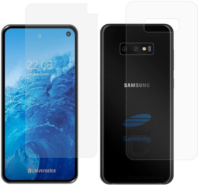 CASE CREATION Front and Back Screen Guard for Samsung Galaxy S10e (2019)(Pack of 2)