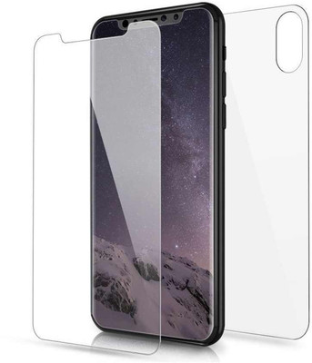 CASE CREATION Front and Back Screen Guard for Apple iPhone XS(Pack of 2)