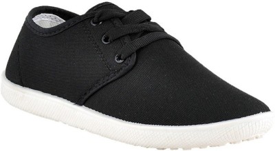 Genial Men's Canvas Casual Shoes Canvas Shoes For Men(Black , 9)