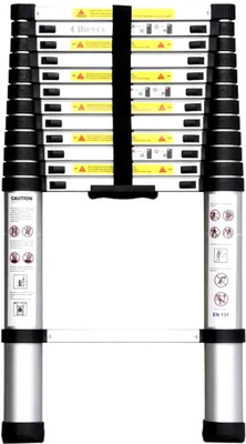 Smarty Telescopic ladder Aluminium Ladder(Hand Rail)