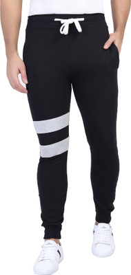 TRINITY JEANS COMPANY Solid Men Black Track Pants
