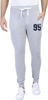 TRINITY JEANS COMPANY Self Design Men Grey Track Pants