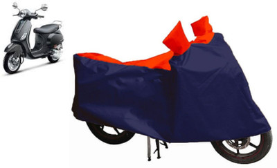 Auto Oprema Waterproof Two Wheeler Cover for Piaggio(Vespa VXL, Blue, Red)