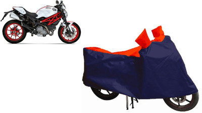 Auto Oprema Waterproof Two Wheeler Cover for Ducati(Monster 796 S2R, Blue, Red)