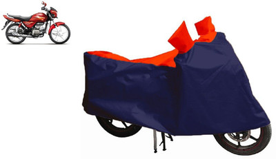 Auto Oprema Waterproof Two Wheeler Cover for Hero(Splendor Pro, Blue, Red)