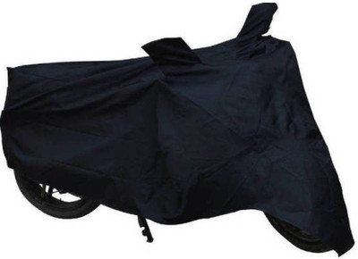 Vedika Collection Two Wheeler Cover for Bajaj(Pulsar 135 LS DTS-i, Black)