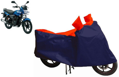 Auto Oprema Waterproof Two Wheeler Cover for Bajaj(Platina 100 DTS-i, Blue, Red)