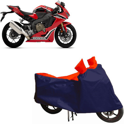 Auto Oprema Waterproof Two Wheeler Cover for Honda(CBR 1000RR, Blue, Red)