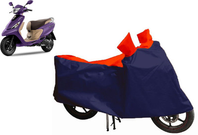 Auto Oprema Waterproof Two Wheeler Cover for TVS(Zest, Blue, Red)