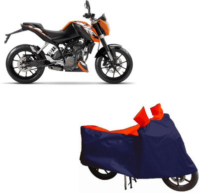 Auto Oprema Waterproof Two Wheeler Cover for KTM(Duke 200, Blue, Red)