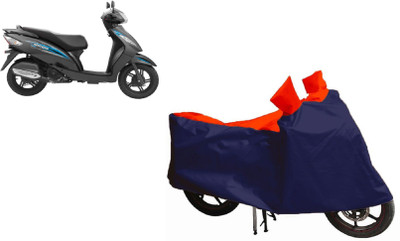 Auto Oprema Waterproof Two Wheeler Cover for TVS(Wego, Blue, Red)