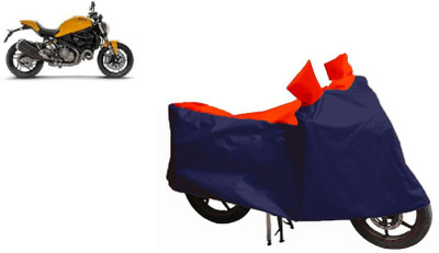 Auto Oprema Waterproof Two Wheeler Cover for Ducati(Monster 82, Blue, Red)