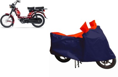 Auto Oprema Waterproof Two Wheeler Cover for TVS(Heavy Duty Super XL, Blue, Red)