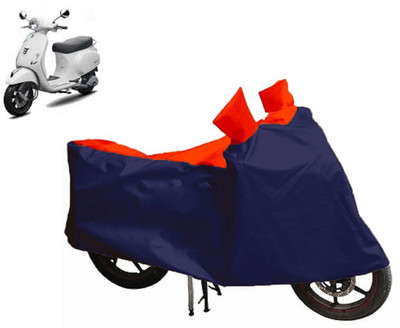 Auto Oprema Waterproof Two Wheeler Cover for Piaggio(Vespa LX, Blue, Red)