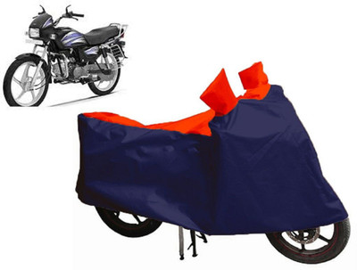 Auto Oprema Waterproof Two Wheeler Cover for Hero(Splendor, Blue, Red)