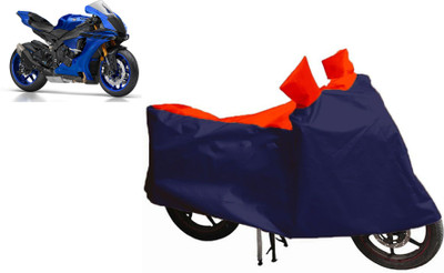 Auto Oprema Waterproof Two Wheeler Cover for Yamaha(YZF R1, Blue, Red)