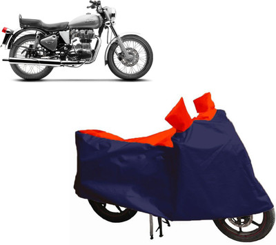 Auto Oprema Waterproof Two Wheeler Cover for Royal Enfield(Bullet 350, Blue, Red)