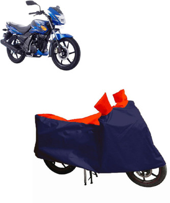 Auto Oprema Waterproof Two Wheeler Cover for TVS(Flame SR125, Blue, Red)