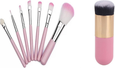 CETC Makeup Brush Set of 8 with Foundation Brush With Storage Box(Pack of 8)