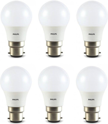 22% OFF on PHILIPS 4 W Standard B22 LED Bulb(Pack of 6) 22% OFF on PHILIPS 4 W Standard B22 LED Bulb(Pack of 6)