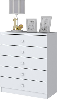 Furn Central Engineered Wood Free Standing Cabinet(Finish Color - Shiny White)