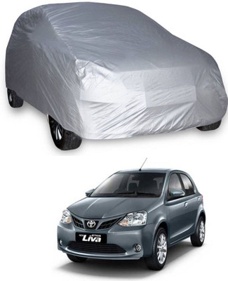 UDGHA Car Cover For Toyota Etios Liva (Without Mirror Pockets)(Silver)