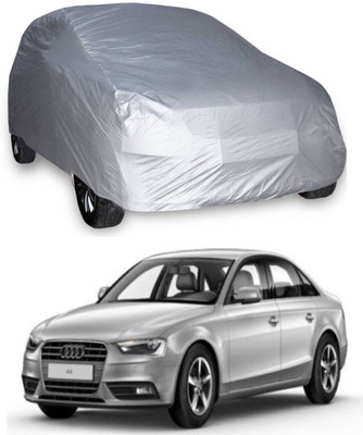 UDGHA Car Cover For Audi A4 (Without Mirror Pockets)(Silver)